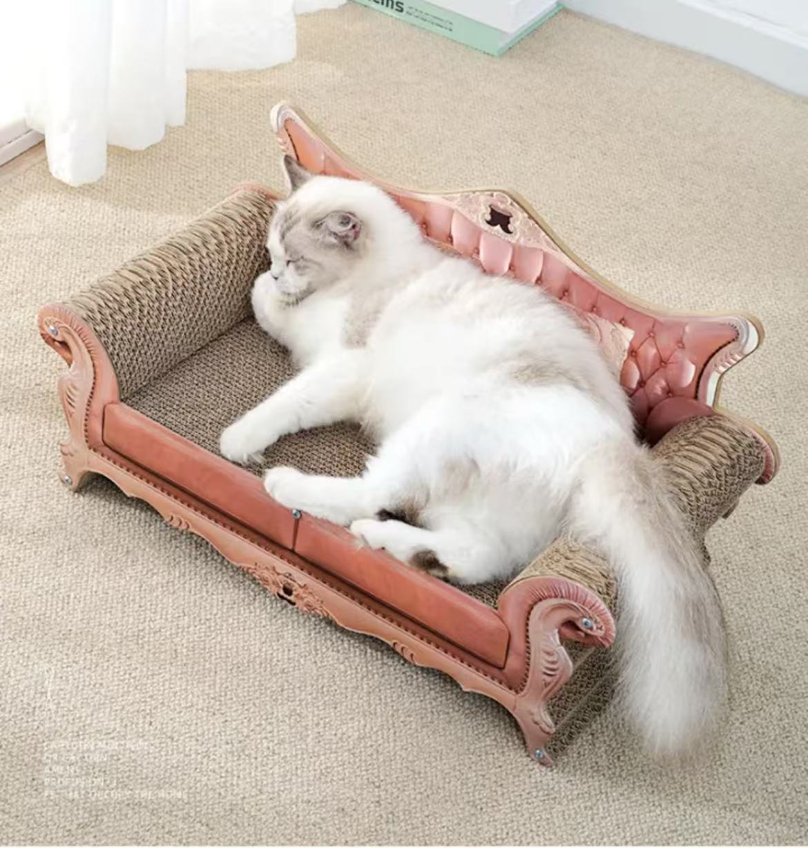 PawsCube European Cat Scratching Sofa - Multifunctional for Cats to Rest and Scratch, Integrating into Home Style